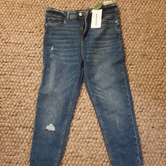 Clockhouse skinny jeans, distressed NWT - Picture 1 of 4